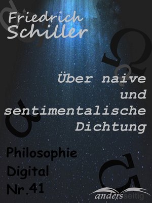 cover image of Über naive und sentimentalische Dichtung